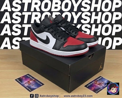 JORDAN 1 LOW BRED TOE 2.0 EN CAJA