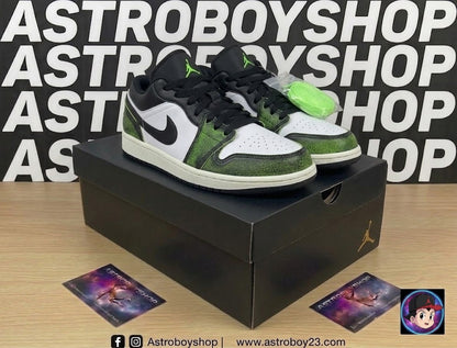 JORDAN 1 LOW ELECTRIC GREEN EN CAJA