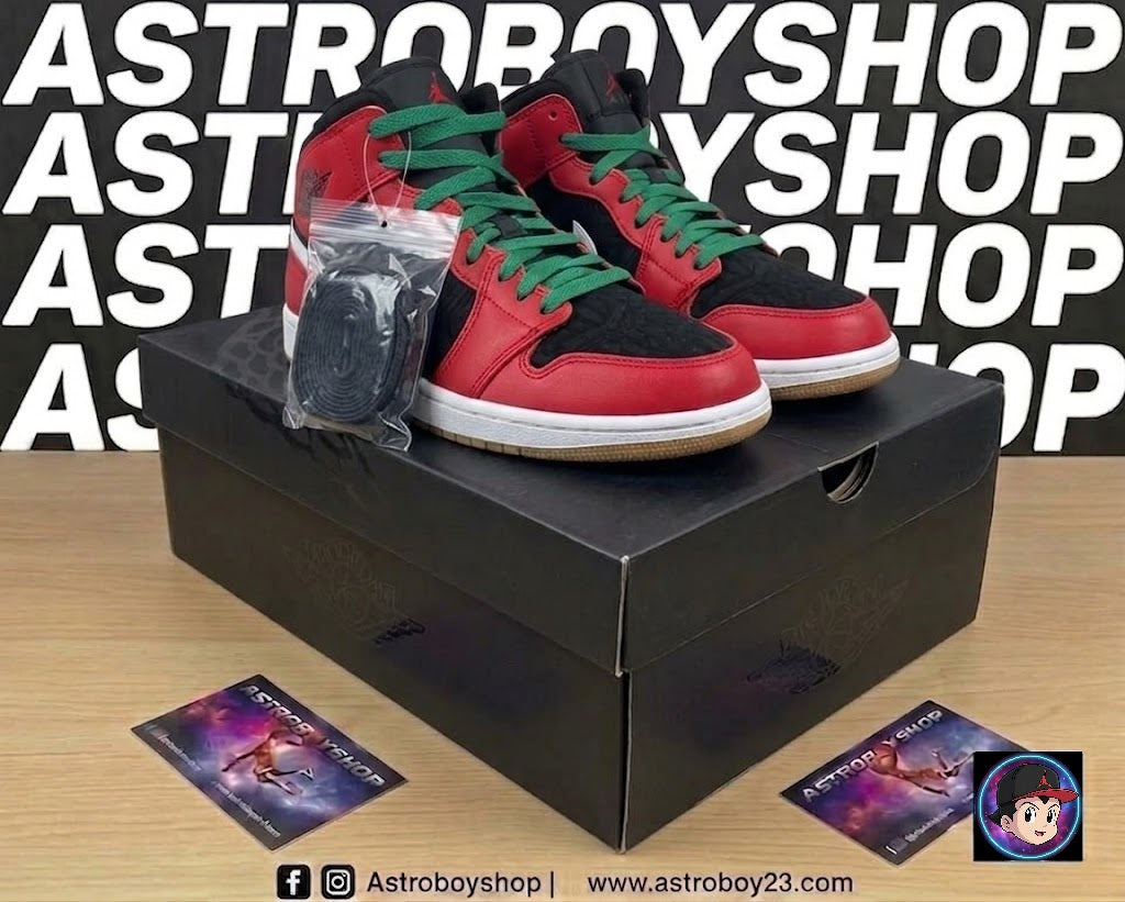 JORDAN 1 MID CHRISTMAST EN CAJA