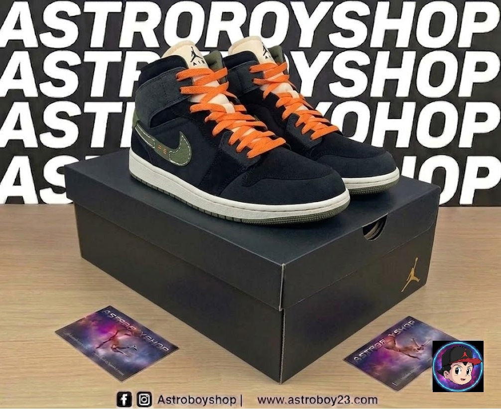 JORDAN 1 MID SE CRAFT HALLOWEN EN CAJA