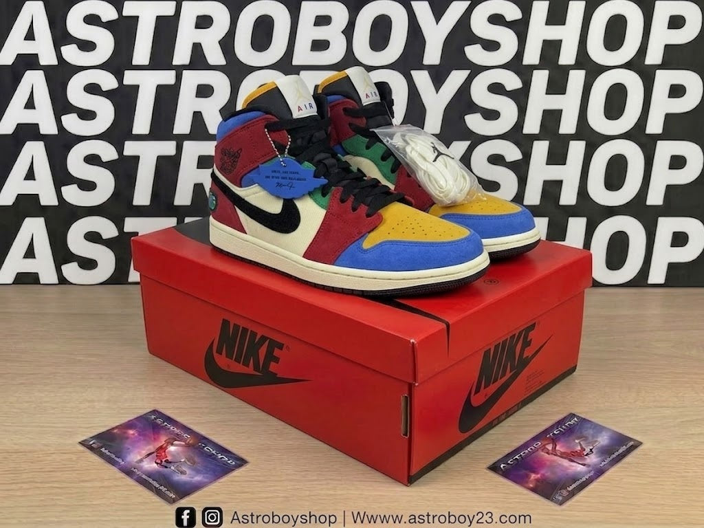 JORDAN 1 MID FEARLESS BLUE THE GREAT EDICION LIMITADA