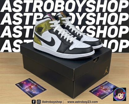 JORDAN 1 MID HEAT REACTIVE TORNASOL EN CAJA