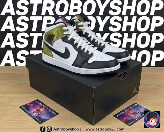 JORDAN 1 MID HEAT REACTIVE TORNASOL EN CAJA