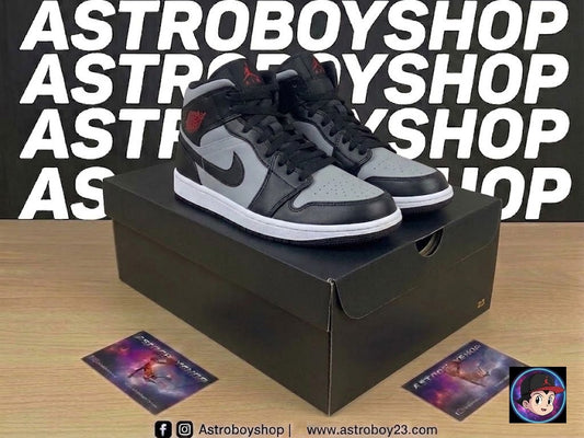 JORDAN 1 MID SHADOW RED EN CAJA