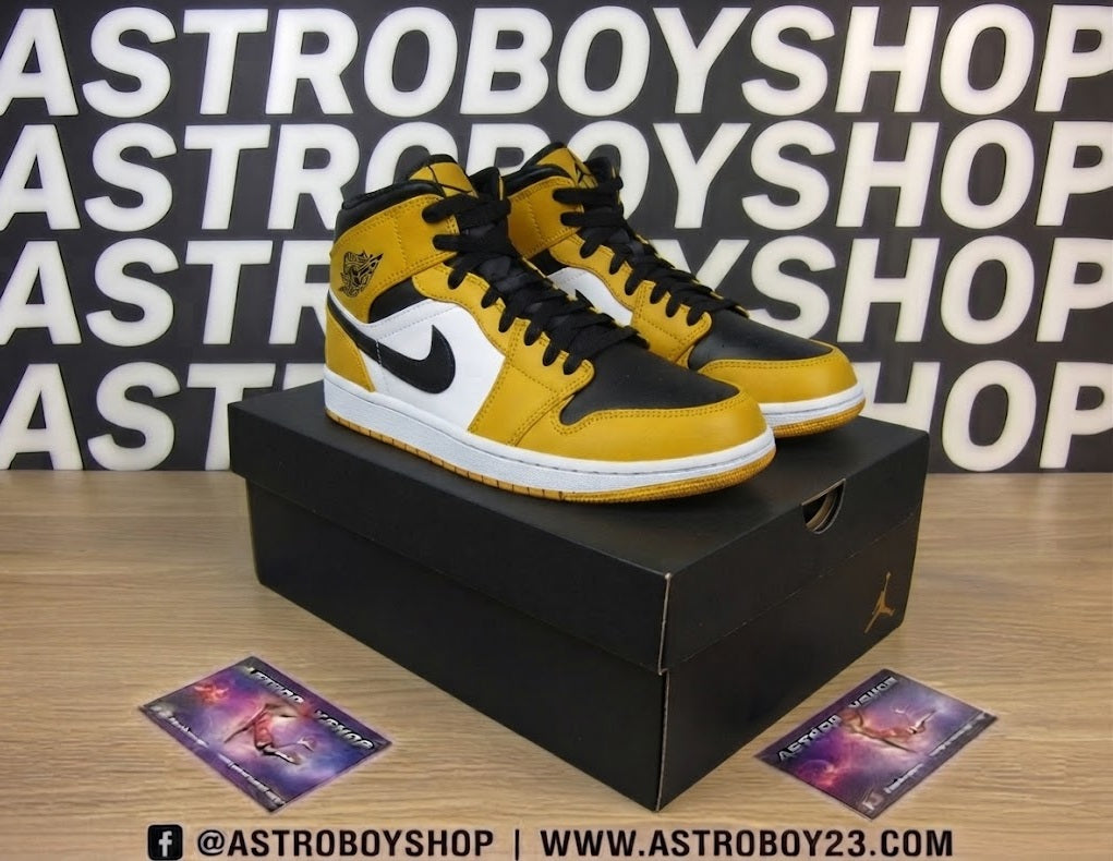 JORDAN  1 MID TAXI EDITION EN CAJA