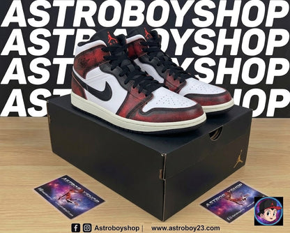 JORDAN 1 MID WEAR INFRA EN CAJA