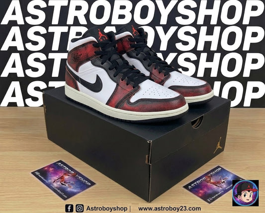 JORDAN 1 MID WEAR INFRA EN CAJA