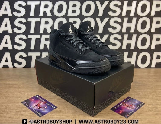 JORDAN 3 BLACK CAT EN CAJA