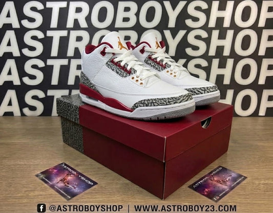 JORDAN 3 CARDINAL EDITION EN CAJA