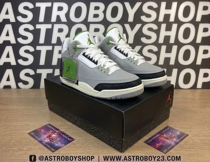 JORDAN 3 CHLOROPHILL EDITION EN CAJA