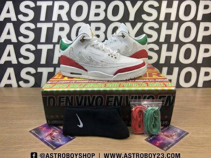 JORDAN 3 EL VUELO LUCHA LIBRE EN CAJA