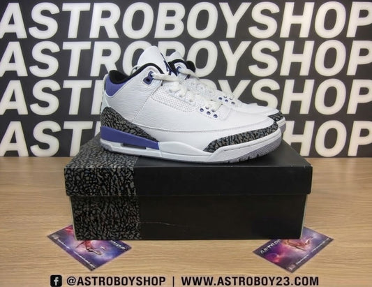 JORDAN 3 DARK IRIS EN CAJA