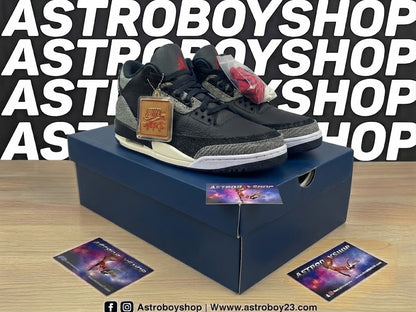 JORDAN 3 X LEVIS BLACK