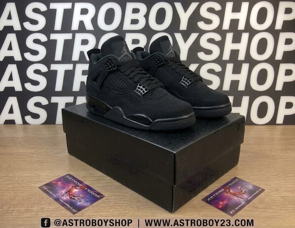 JORDAN 4 BLACK CAT 2025 EN CAJA
