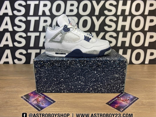 JORDAN 4 MIDNIGHT NAVY EN CAJA