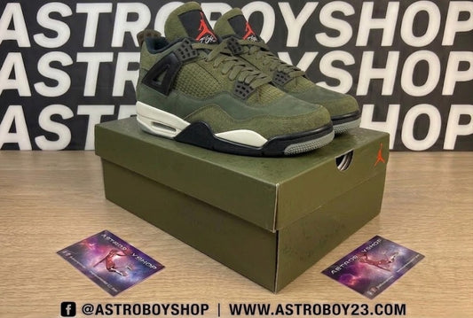 JORDAN 4 MEDIUM OLIVE EN CAJA