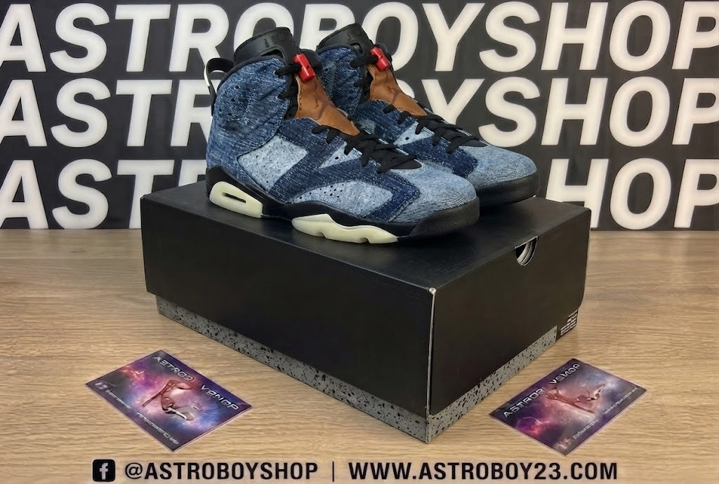 JORDAN 6 WHASED DENIM EDITION EN CAJA