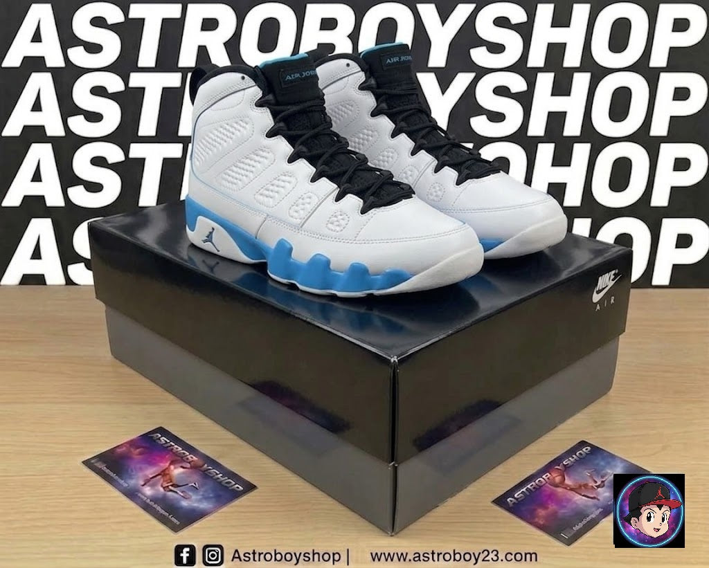 JORDAN 9 POWDER BLUE EN CAJA