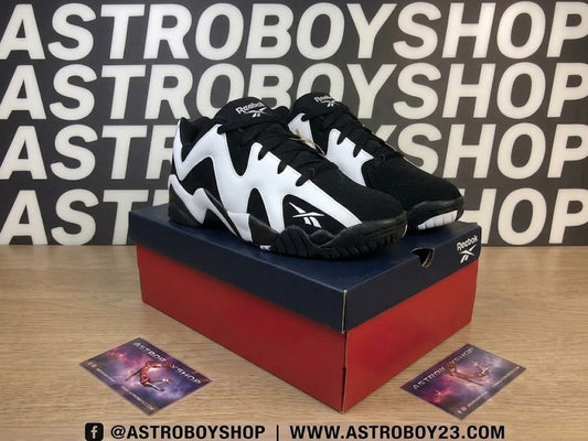 RBK KAMIKAZE 2 LOW OG BLACK AND WHITE EN CAJA