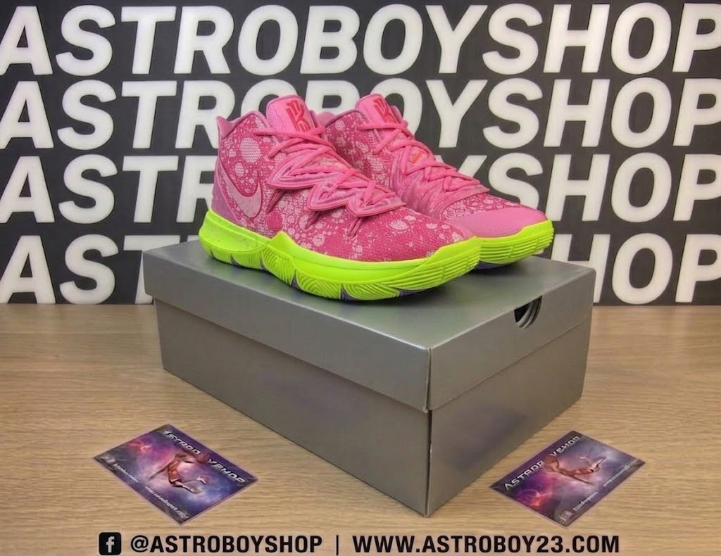 KYRIE 5 BOB ESPONJA "PATRICIO" EN CAJA (26.5 MEX)