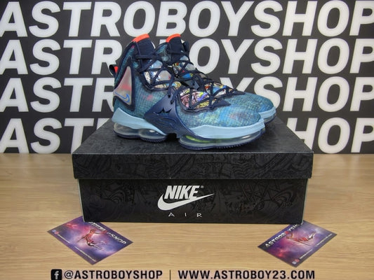 LEBRON 19 FAST FOOD BLUE EN CAJA