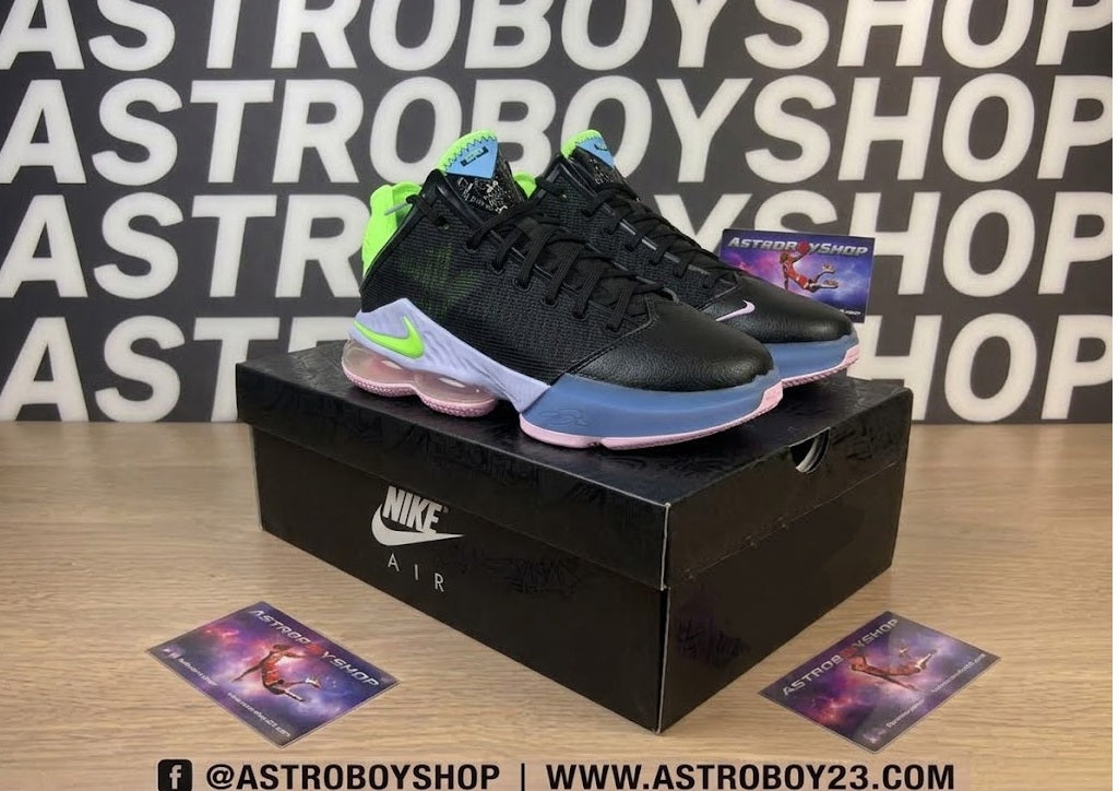 LEBRON 19 LOW GHOST GREEN EN CAJA