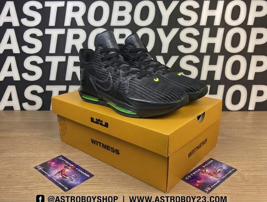 LEBRON WITNESS 6 BLACK GREEN EN CAJA