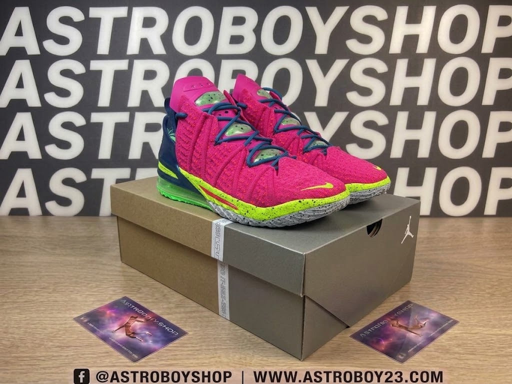 LEBRON 18 "L.A. NIGHT" PINK EN CAJA EDICION LIMITADA