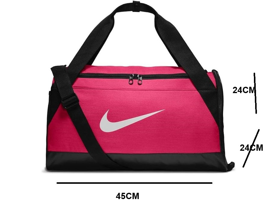 MALETA NIKE BRASILIA JUST DO IT PINK (SMALL) 48CM