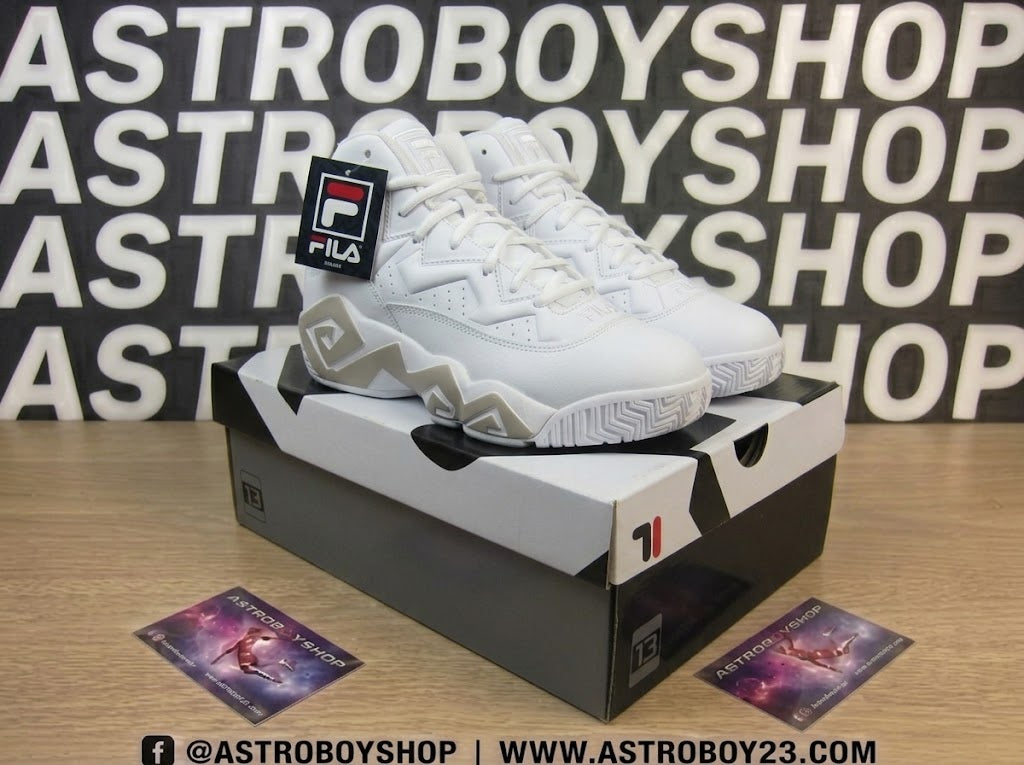 FILA MESH MASHBURN WHITE GREY EN CAJA