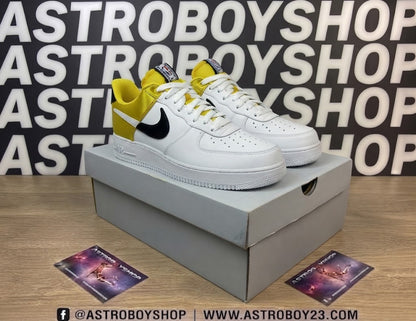 AIR FORCE ONE LOW 07 NBA SATIN YELLOW EN CAJA