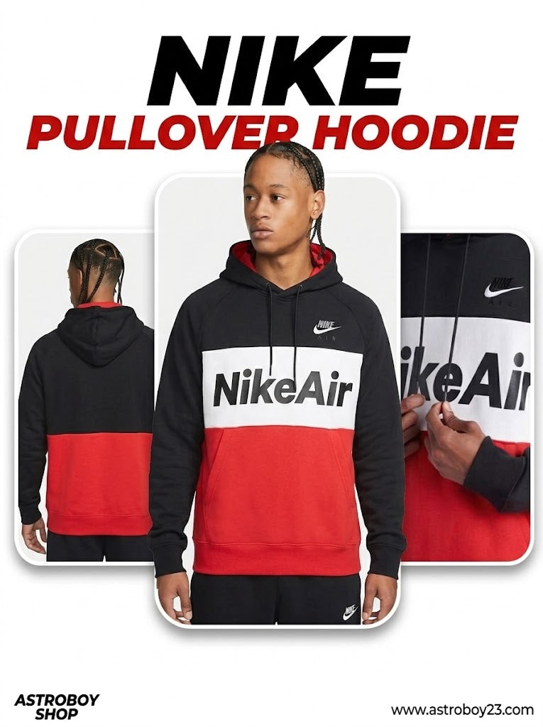 SUDADERA NIKE PULLOVER CON CAPUCHA DE ALGODON