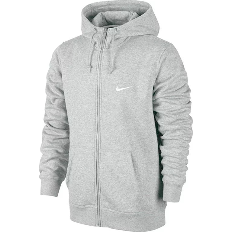 SUDADERA NIKE FULL CLUB FLEECE ZIPGREY