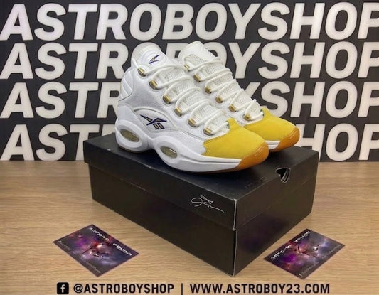 ALLEN IVERSON QUESTION LAKERS YELLOW EN CAJA