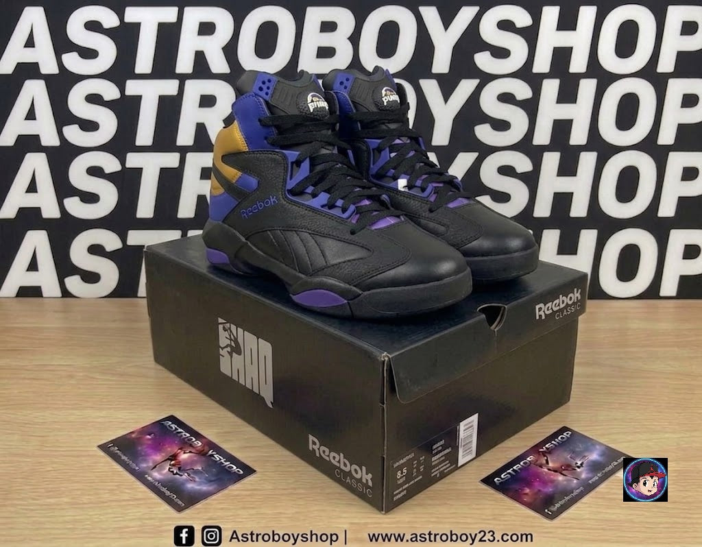 RBK SHAQ ATTAQ LAKERS PUMP EN CAJA LENGUETA INFLABLE
