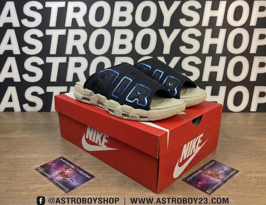 SANDALIAS PIPPEN AIR MORE UPTEMPO SLIDES "IRIDESCENT" EN CAJA