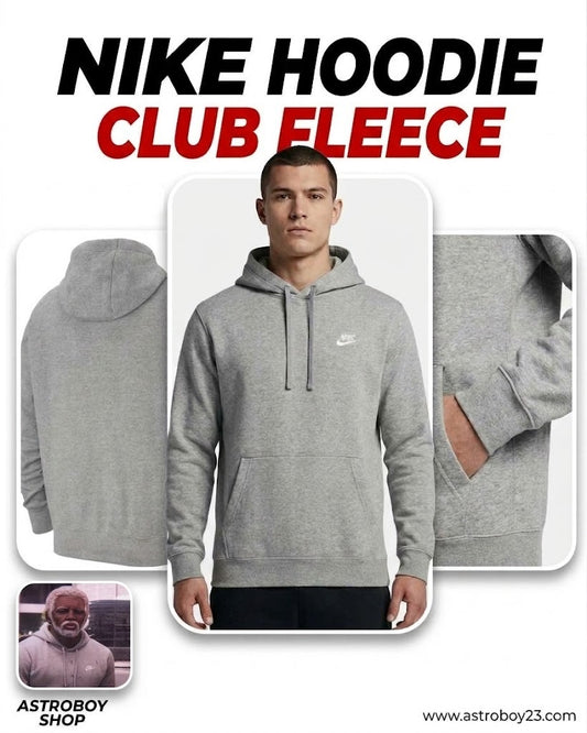 SUDADERA NIKE SPORTWEAR CLUB GREY UNCLE DREW