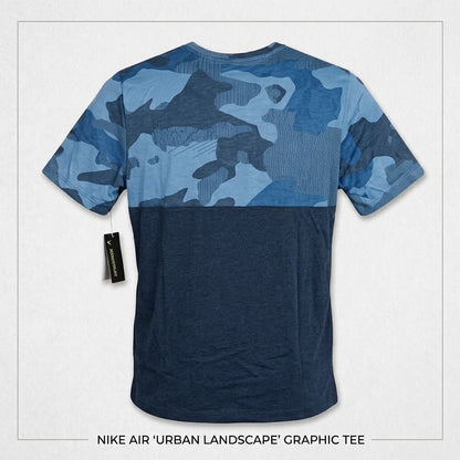 PLAYERA NIKE CAMOUFLAGE BLUE DRI FIT STARDAR FIT