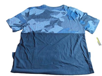 PLAYERA NIKE CAMOUFLAGE BLUE DRI FIT STARDAR FIT