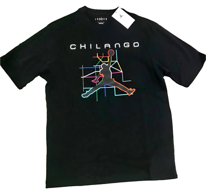 PLAYERA CHILANGO BLACK "AMPLIA"