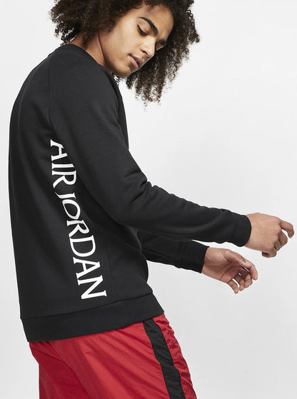SUDADERA JORDAN JUMPMAN CLASSICS FLEECE CREW BLACK