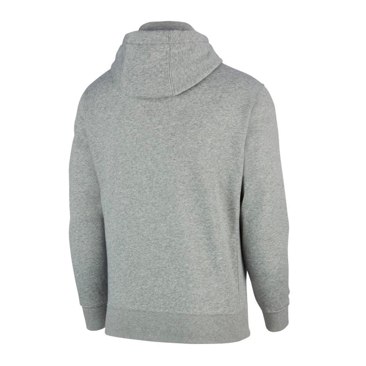 SUDADERA NIKE NSW CLUB FLEEXE GREY FUL ZIP DE ALGODON