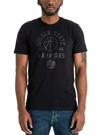 PLAYERA NEW ERA WARRIORS BLACK REDUCIDA