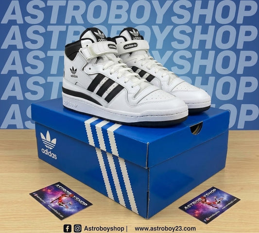 ADIDAS FORUM MID WHITE & BLACK EN CAJA (29 MEX)