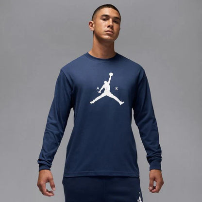 PLAYERA AIR JORDAN BLUE MANGA LARGA
