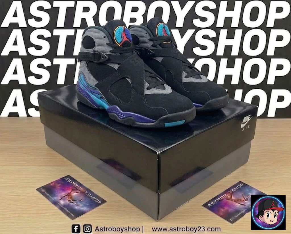 JORDAN 8 AQUA 2025 EDITION EN CAJA