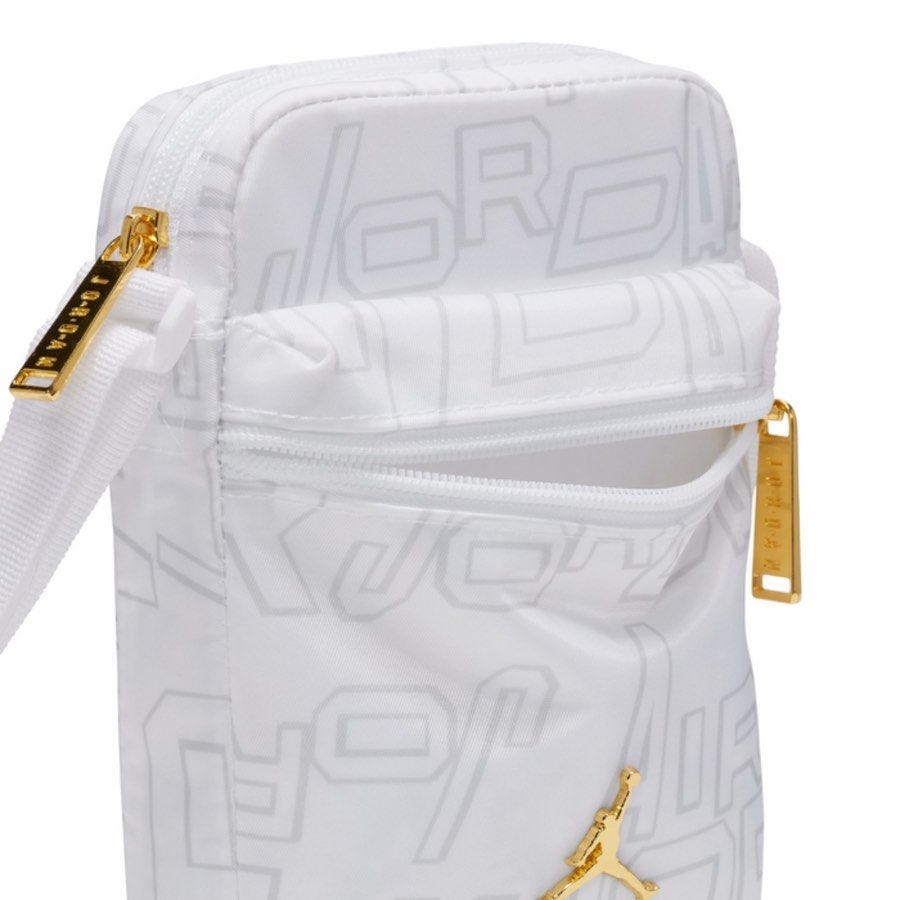 BANDOLERA JORDAN WHITE GOLD (15X12CM) SMALL