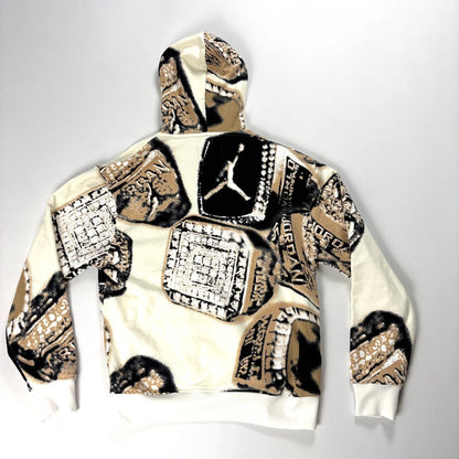 SUDADERA JORDAN PULLOVER MVP RINGS WHITE (L)