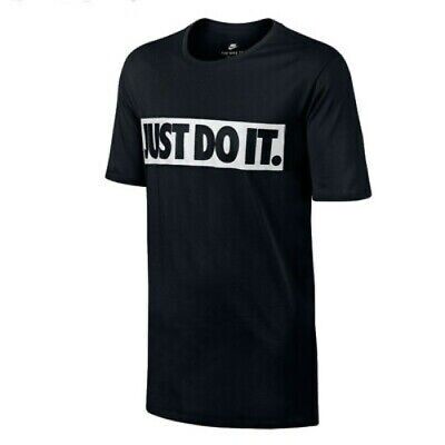 PLAYERA NIKE JUST DO IT BLACK COTTON TEE STANDAR FIT