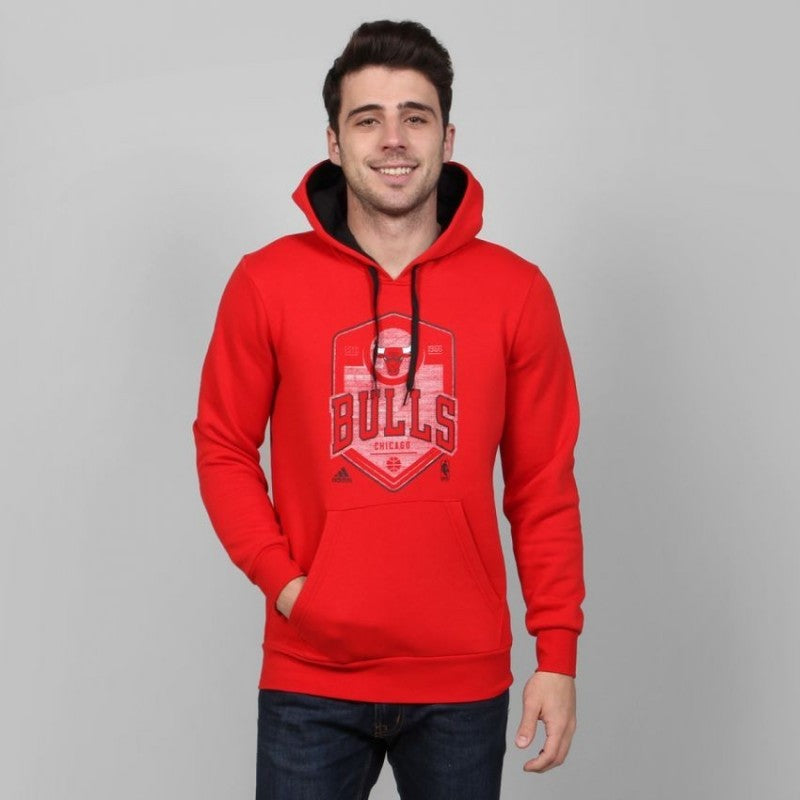 SUDADERA ADIDAS HOODIE CHICAGO BULLS (L)